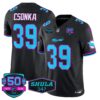 Dolphins Miami Vice Vapor Limited Jersey V4 – All Stitched – Black – Larry Csonka Jersey