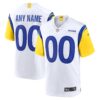 Los Angeles Rams Custom Game Jersey – All Stitched – White Jersey