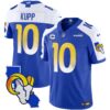 Rams California Patch Vapor Limited Jersey – All Stitched – Royal Alternate – Cooper Kupp Jersey