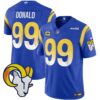 Rams Vapor Limited Jersey V2 – All Stitched – Royal – Aaron Donald Jersey