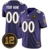 Ravens Jacoby Jones Patch Vapor Limited Custom Jersey – All Stitched – Purple Jersey