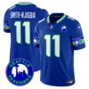Seahawks 2024 Seattle City Patch Vapor Limited Jersey – All Stitched – Royal – Smith-Njigba Jersey