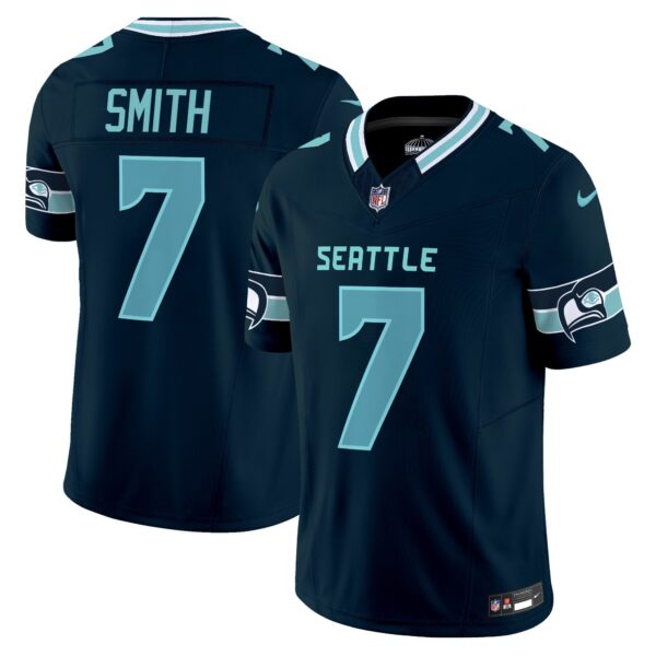 Seahawks Seattle City Vapor Limited Jersey – All Stitched – Navy – Geno Smith Jersey