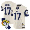 Rams Special Vapor Limited Jersey V2 – All Stitched – Bone – Puka Nacua Jersey