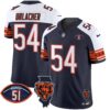Bears Illinois & Dick Butkus Patch Vapor Limited Jersey – All Stitched – Alternate – Brian Urlacher Jersey