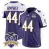 Ravens 20th Season Patch Vapor Limited Jersey – All Stitched – Purple Alternate – Marlon Humphrey Jersey