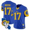 Rams Special Vapor Limited Jersey V2 – All Stitched – Royal – Puka Nacua Jersey