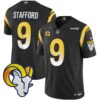 Rams Vapor Limited Jersey V2 – All Stitched – Black – Matthew Stafford Jersey