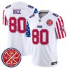 49ers American Style Vapor Limited Jersey – All Stitched – White – Jerry Rice Jersey