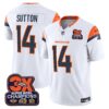 Denver Broncos 3-Time Champions Patch Vapor Limited Jersey – All Stitched – White – Courtland Sutton Jersey