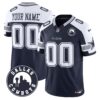 Cowboys Dallas City Patch Vapor Limited Custom Jersey – All Stitched – Alternate Jersey
