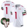 Rams Mexico Vapor Limited Jersey – All Stitched – White – Rafael Septien Jersey