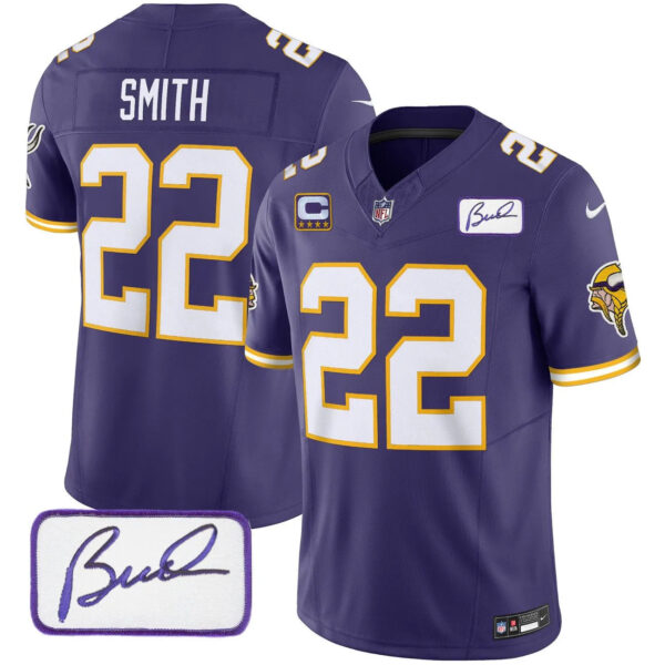 Vikings Vapor Limited Player 2024 Jersey TLA – All Stitched – Purple – Harrison Smith Jersey