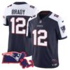 Patriots Massachusetts Patch Vapor Jersey – All Stitched – Alternate – Tom Brady Jersey