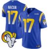 Rams Vapor Limited Jersey V2 – All Stitched – Royal – Puka Nacua Jersey