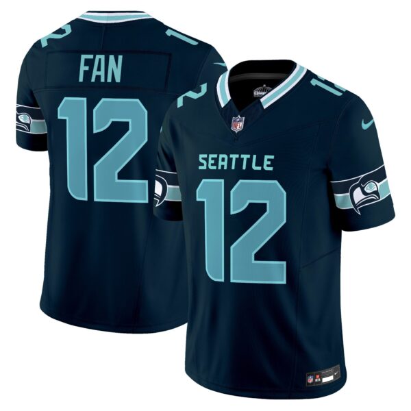 Seahawks Seattle City Vapor Limited Jersey – All Stitched – Navy – 12Th Fan Jersey