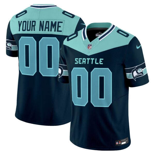 Seahawks Seattle City Vapor Limited Custom Jersey – All Stitched – Alternate Jersey