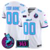 Dolphins Dan the Man Record Breaker Patch Vapor Limited Custom Jersey – All Stitched – White Jersey