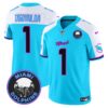 Dolphins Miami Vice Vapor Limited Jersey V3 – All Stitched – Aqua Alternate – Tua Tagovailoa Jersey