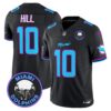 Dolphins Miami Vice Vapor Limited Jersey V3 – All Stitched – Black – Tyreek Hill Jersey