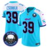 Dolphins Miami Vice Vapor Limited Jersey V3 – All Stitched – Aqua Alternate – Larry Csonka Jersey