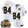Minnesota Vikings 2024 Winter Warrior Skol Patch Gold Vapor Limited Jersey – All Stitched – White Gold – Randy Moss Jersey