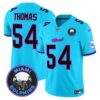 Dolphins Miami Vice Vapor Limited Jersey V3 – All Stitched – Aqua – Zach Thomas Jersey