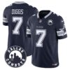 Dallas Cowboys City Patch Vapor Limited Jersey – All Stitched – Navy – Trevon Diggs Jersey