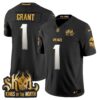 Minnesota Vikings 2024 Winter Warrior Skol Patch Gold Vapor Limited Jersey – All Stitched – Black Limited – Bud Grant Jersey