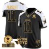 Cowboys Est. 1960 & We Dem Boyz Patch Gold Vapor Limited Jersey V2 – All Stitched – Alternate – Micah Parsons Jersey