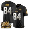 Minnesota Vikings 2024 Winter Warrior Skol Patch Gold Vapor Limited Jersey – All Stitched – Black Limited – Randy Moss Jersey
