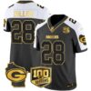Packers 100th Season & Home Patch Gold Vapor Limited Jersey All Stitched – Alternate – AJ Dillon Jersey