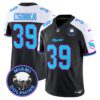 Dolphins Miami Vice Vapor Limited Jersey V3 – All Stitched – Black Alternate – Larry Csonka Jersey