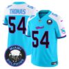 Dolphins Miami Vice Vapor Limited Jersey V3 – All Stitched – Aqua Alternate – Zach Thomas Jersey