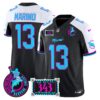 Dolphins Dan the Man Record Breaker Patch Vapor Limited Jersey – All Stitched – Black Alternate – Dan Marino Jersey