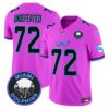 Dolphins Miami Vice Vapor Limited Jersey V3 – All Stitched – Pink – Undefeated Jersey