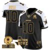 Cowboys Est. 1960 & We Dem Boyz Patch Gold Vapor Limited Jersey V2 – All Stitched – Alternate – Cooper Rush Jersey