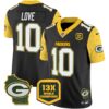 Packers Cheese Vapor Limited Jersey All Stitched – Black – Jordan Love Jersey
