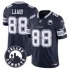 Dallas Cowboys City Patch Vapor Limited Jersey – All Stitched – Navy – CeeDee Lamb Jersey