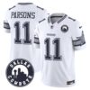 Dallas Cowboys City Patch Vapor Limited Jersey – All Stitched – White – Micah Parsons Jersey