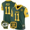 Packers Cheese Vapor Limited Jersey All Stitched – Green – Jayden Reed Jersey