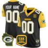 Packers Cheese Vapor Limited Custom Jersey All Stitched – Black Jersey