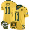 Packers Cheese Vapor Limited Jersey All Stitched – Gold – Jayden Reed Jersey