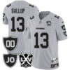 Raiders Vapor Limited Jersey – All Stitched – Honor Jim Otto – Silver – Michael Gallup Jersey