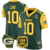 Packers Cheese Vapor Limited Jersey All Stitched – Green – Jordan Love Jersey