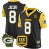 Packers Cheese Vapor Limited Jersey All Stitched – Black – Josh Jacobs Jersey