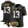 Buccaneers 2024 NFC South Division Champions Patch Gold Vapor Limited Jersey – All Stitched – Black Limited – Mike Evans Jersey