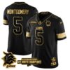 Detroit Lions – David Montgomery – 5 – Black Gold Jersey