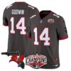 Buccaneers 2024 NFC South Division Champions Patch Vapor Limited Jersey – All Stitched – Pewter – Chris Godwin Jersey