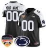 Custom Gender/Name Penn State Nittany Lions 2024 Orange Bowl Jersey – All Stitched – Black Alternate Jersey